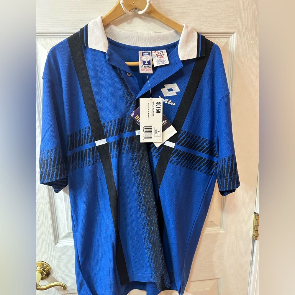 “Vintage Lotto Boris Becker edition tennis shirt.